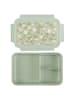 a little lovely company Lunchbox "Blossoms" in Grün - (B)22 x (H)14,5 x (T)7 cm