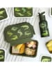 a little lovely company Lunchbox "Crocodiles" groen - (B)22 x (H)14,5 x (D)7 cm