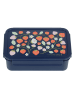 a little lovely company Lunchbox "Strawberries" donkerblauw - (B)22 x (H)14,5 x (D)7 cm