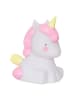 a little lovely company Nachtlicht "Unicorn" in Weiß/ Rosa - (B)10 x (H)12,5 cm