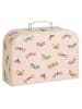 a little lovely company Kuferki (2 szt.) "Butterflies" w kolorze kremowym