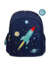 a little lovely company Kinderrucksack "Space" in Dunkelblau - (B)27 x (H)32 x (T)19 cm