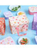 a little lovely company Isoleer-lunchtas "Ice-cream" crème/lichtroze - (B)23 x (H)23 x (D)16 cm