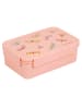 a little lovely company Lunchbox "Butterflies" lichtroze - (B)22 x (H)14,5 x (D)7 cm