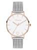 Tamaris Quarzuhr in Silber/ Roségold/ Weiß