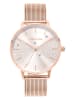 Tamaris Zegarek kwarcowy w kolorze różowozłoto-białym