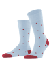 Falke Socken "Dot" in Hellblau/ Rot