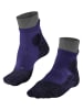 Falke Sportsocken "RU Trail" in Pflaume/ Schwarz