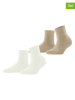 ESPRIT 2er-Set: Socken "Plush SSO" in Beige/ Creme
