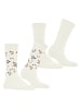 ESPRIT 2-delige set: sokken "Flower" crème