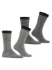 ESPRIT 2-delige set: sokken "Allover Stripe" zwart/wit