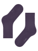 Falke Socken "ClimaWool" in Aubergine