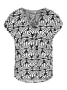 Sublevel Bluse in Schwarz/ Weiß