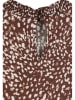 Sublevel Bluzka w kolorze brązowo-białym