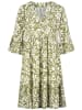 Sublevel Kleid in Oliv/ Weiß