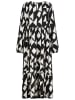 Sublevel Kleid in Schwarz/ Creme