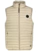Sublevel Doorgestikte bodywarmer "Carl" beige