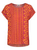 Sublevel Bluse in Pink/ Orange