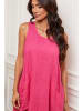 La Compagnie Du Lin Leinen-Kleid "Alteo" in Pink