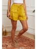 Fleur de Lin Leinen-Shorts "Boristo" in Gelb