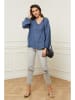 Joséfine Linnen blouse "Celiane" blauw