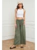 Fleur de Lin Leinen-Hose "Garibaldi" in Khaki