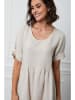 Fleur de Lin Leinen-Kleid "Gustavo" in Beige