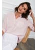 Fleur de Lin Linnen blouse "Helly" lichtroze