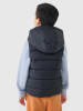 4F Doorgestikte bodywarmer zwart