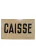 Anticline Dekoschild "Caisse" in Beige - (B)25 x (H)15 cm