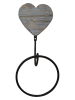 Anticline Handtuchhalter in Grau/ Schwarz - (H)37 cm