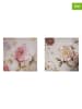 Anticline 2er-Set: Kunstdrucke "Roses" in Bunt - (B)60 x (H)60 cm 