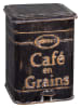Anticline Mülleimer "Café en grains" in Schwarz - (B)27 x (H)36 x (T)21 cm 