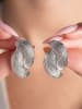Lodie Silver Beschicht. Ohrstecker