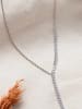 Lodie Silver Versilb. Halskette mit Edelsteinen - (L)45 cm