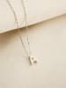 Lodie Silver Zilveren ketting "A" met hanger - (L)43 cm