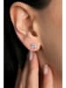 Lodie Silver Zilveren oorstekers met edelstenen