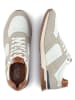 Camel Active Skórzane sneakersy "Alley" w kolorze szaro-białym