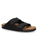 Camel Active Leren slippers "Bio" zwart