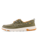Camel Active Skórzane mokasyny "Harvest" w kolorze khaki