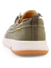 Camel Active Skórzane mokasyny "Harvest" w kolorze khaki