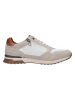 Camel Active Skórzane sneakersy w kolorze jasnobrązowo-beżowo-białym