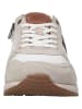 Camel Active Skórzane sneakersy w kolorze jasnobrązowo-beżowo-białym