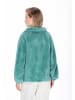 Schmuddelwedda Fleece vest turquoise