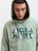 Jack & Jones Bluza "Geplas" w kolorze zielonym