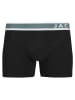 Jack & Jones 3er-Set: Boxershorts "Jaceaston" in Schwarz/ Blau/ Khaki