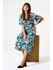 Garcia Sukienka w kolorze turkusowym