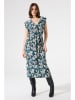 Garcia Sukienka w kolorze turkusowym