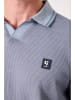 Garcia Koszulka polo w kolorze błękitnym