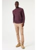 Garcia Pullover in Schwarz/ Dunkelrot